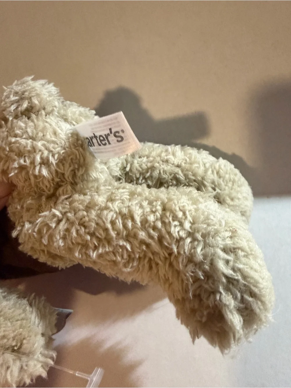 Carter's Beige Plush Bear with Brown Shirt “My first Bear”brand new with tags